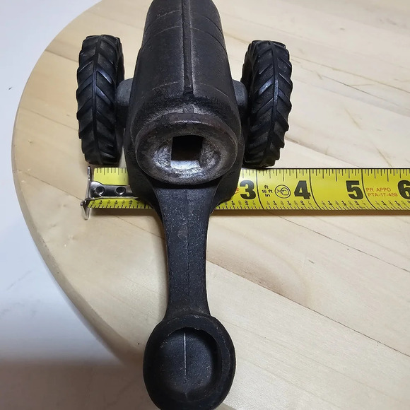 vintage cast iron cannon Toy Unbranded Missing Firing Mechanism 8.5 In. Long hea - Picture 9 of 9